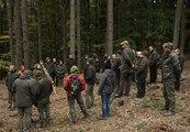 Omówienie realizowanych zadań ochronnych w rezerwacie przyrody 'Góra Radunia' (przebudowa drzewostanu) / fot. K. Martyniak